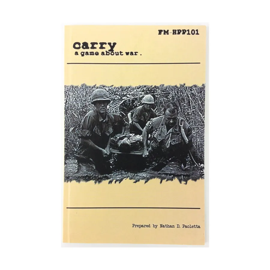 

Carry - A Game About War (1st Edition), Role Playing Games (NDP Design), мягкая обложка