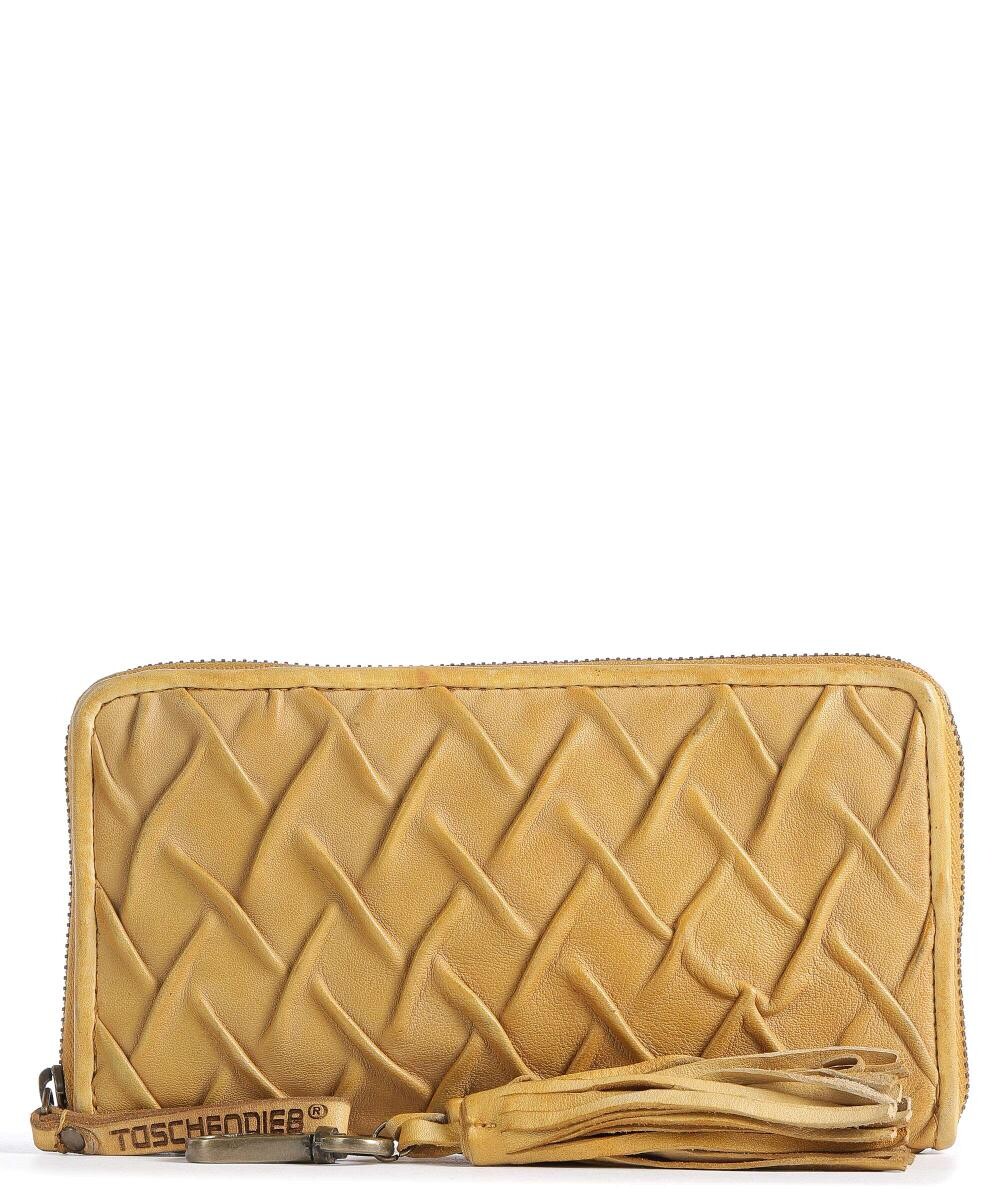 

Кошелек Spittelberggasse 4 из зернистой яловой кожи Taschendieb Wien, желтый