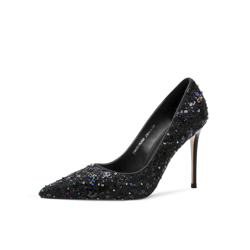 

Туфли женские на высоком каблуке Jooc, цвет COLOR BLACK [HEEL HEIGHT 9.5CM]