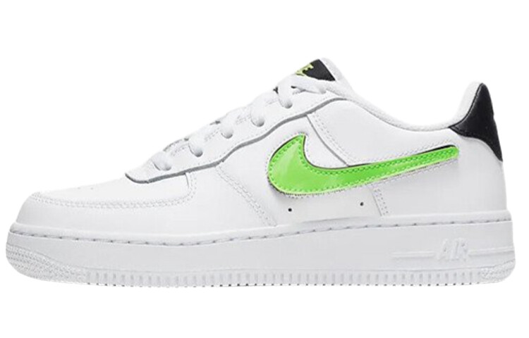 

Nike Air Force 1 Low Removable Swoosh Белый Зеленый