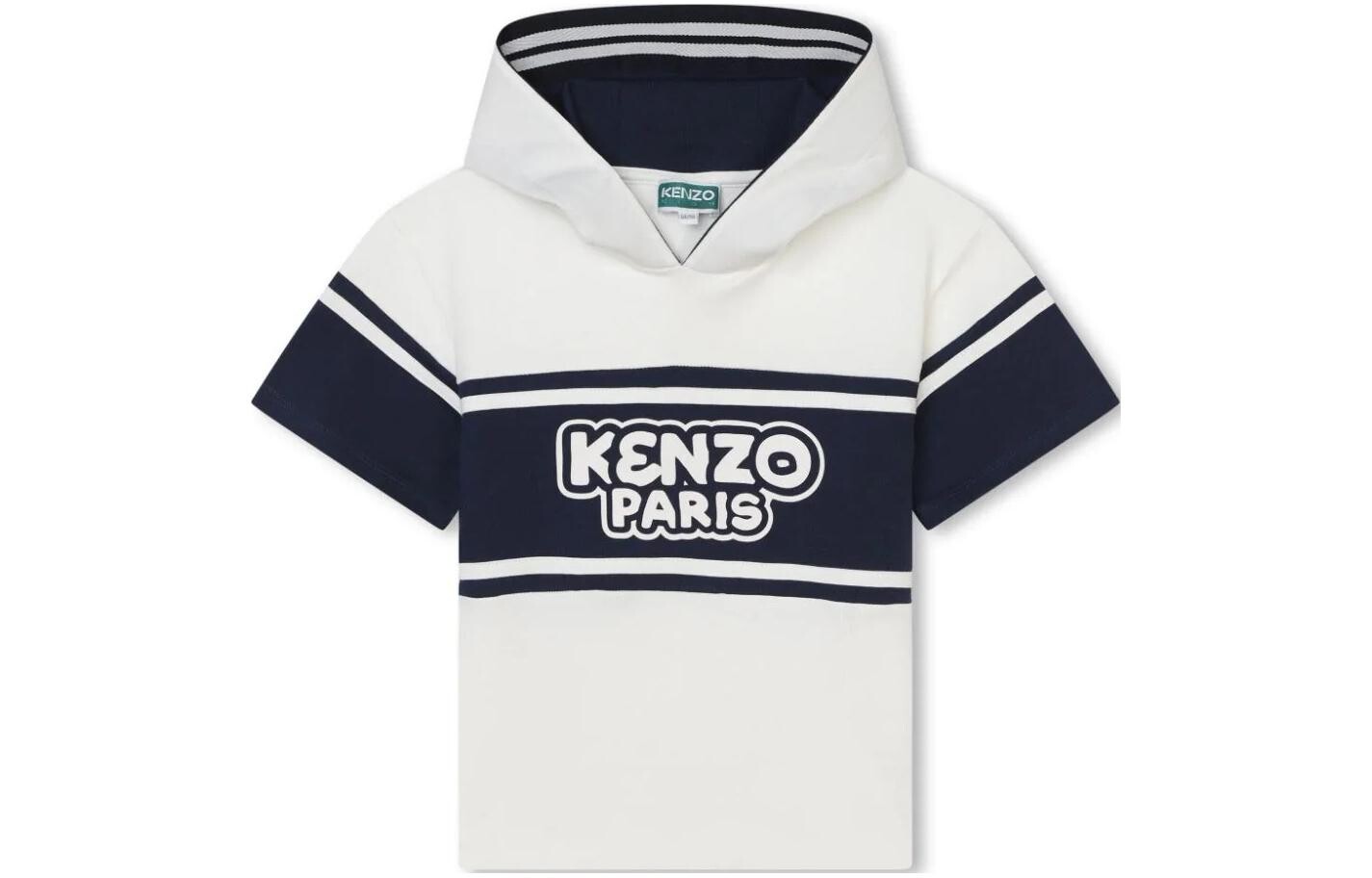 

KENZO Детская футболка, цвет Blue with White Lettering