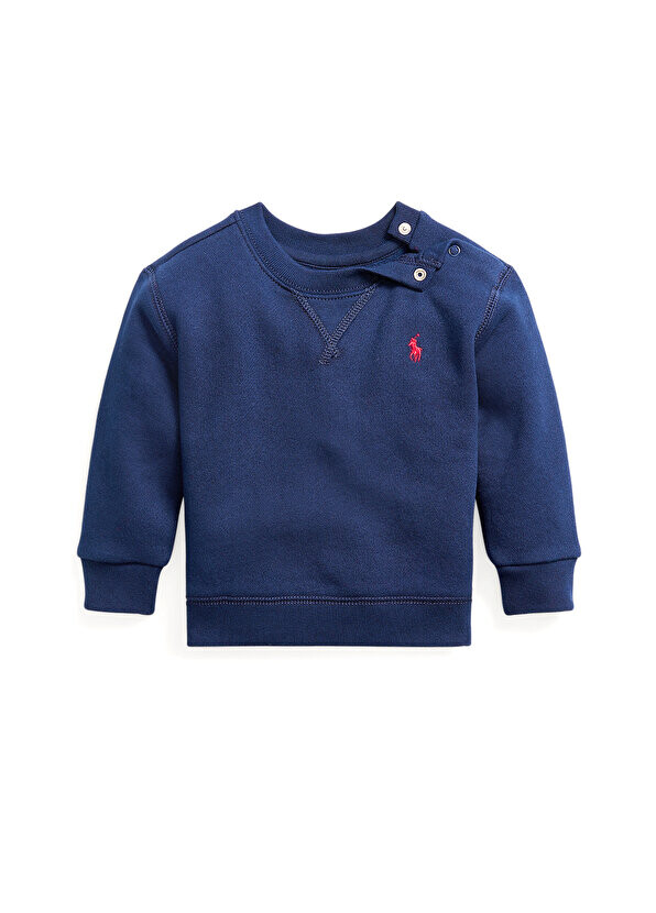 

Темно-синий свитшот для мальчика с вышитым логотипом Polo Ralph Lauren