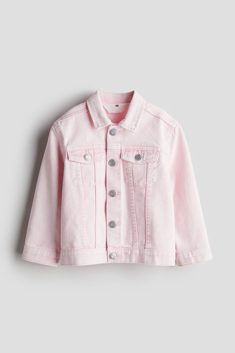 

Джинсовая куртка H&M, розовый
