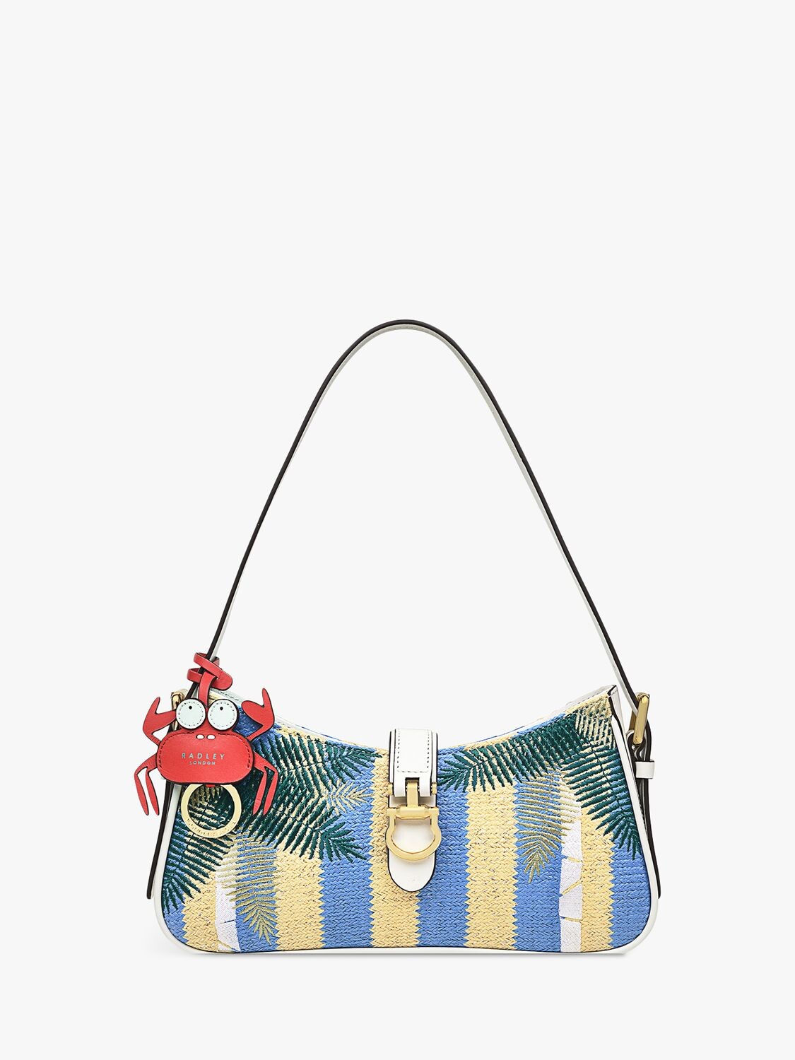 

Сумка через плечо Radley Linden Garden Stripe на молнии, натуральный цвет