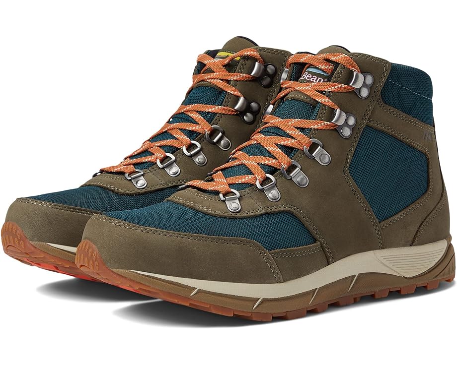 Походные ботинки L.L.Bean Mountain Classic Water Resistant Hiker, цвет Kelp Green/Deepest Green