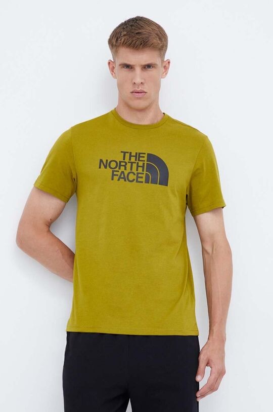 

Хлопковая футболка The North Face, зеленый
