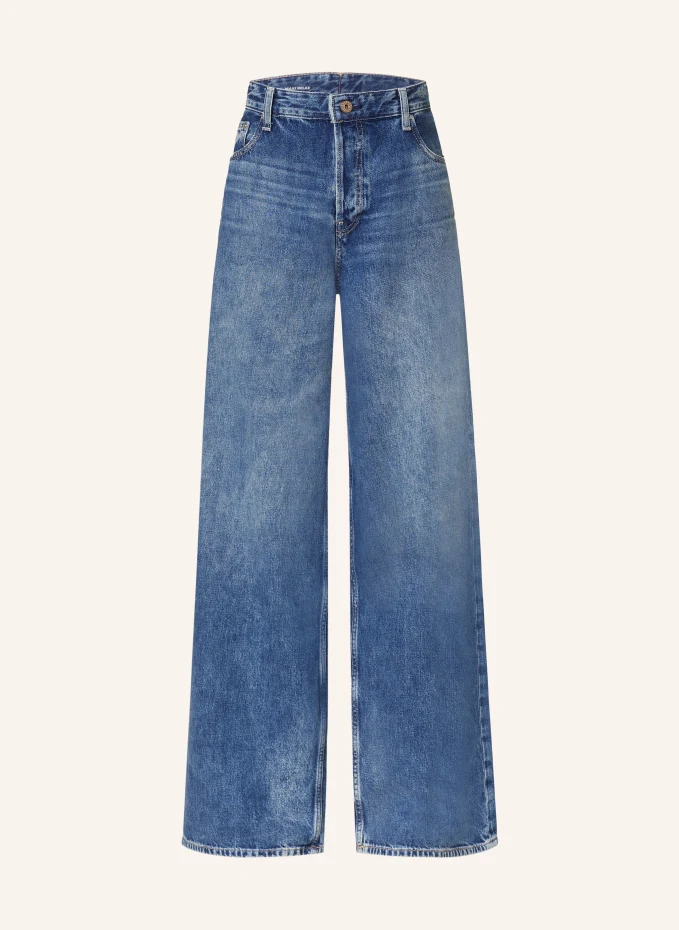 

Расклешенные джинсы макси Ag Jeans, синий