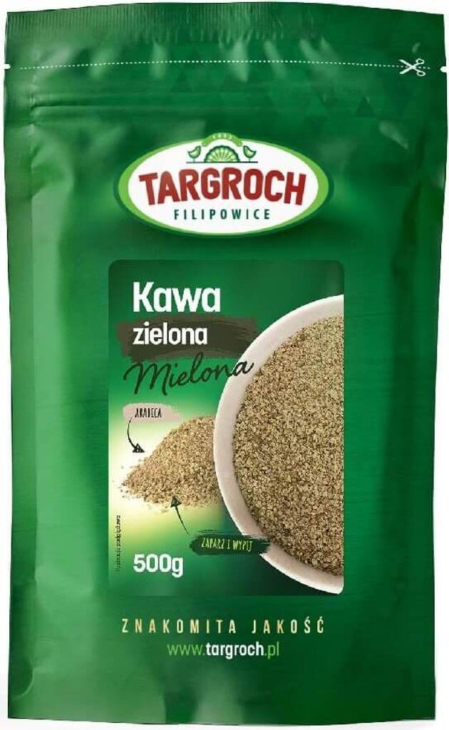 

Кофе зеленый молотый 500г ТАРГРОХ Biogo