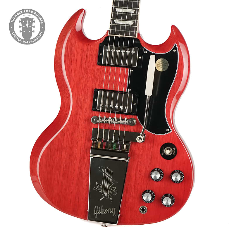 цена Электрогитара Gibson SG Standard '61 Maestro Vintage Cherry