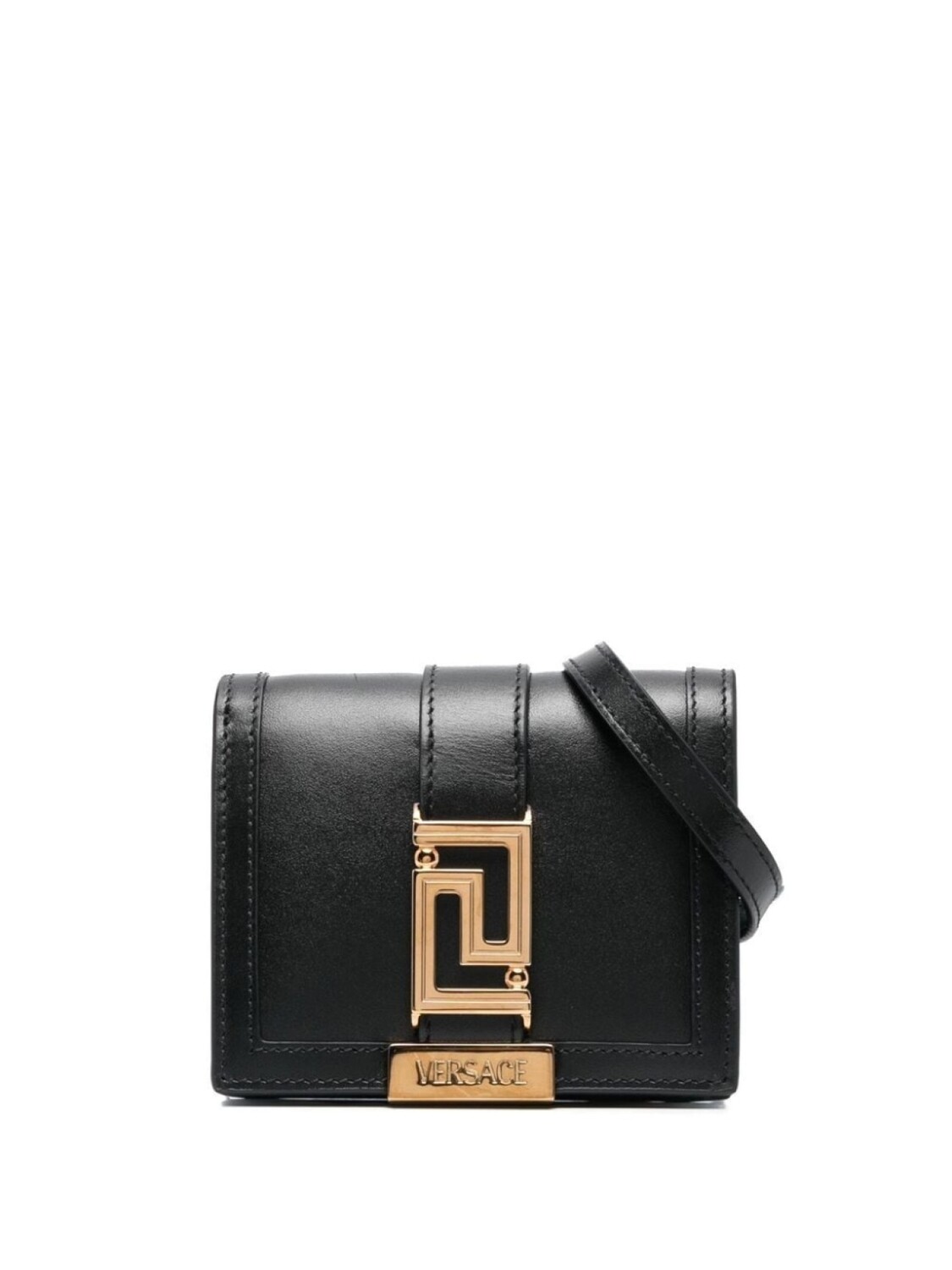 

Versace кошелек Greca Goddess с цепочкой, черный