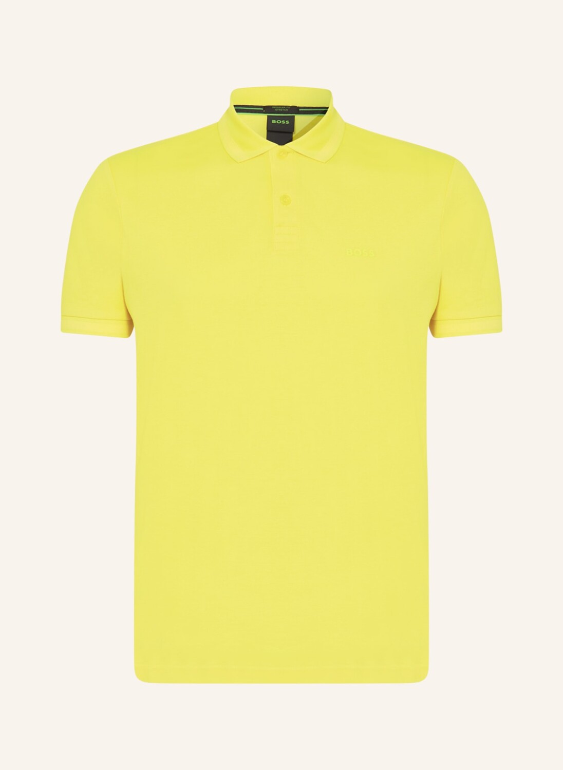 Рубашка поло BOSS Piqu PIO 1 Regular Fit, желтый