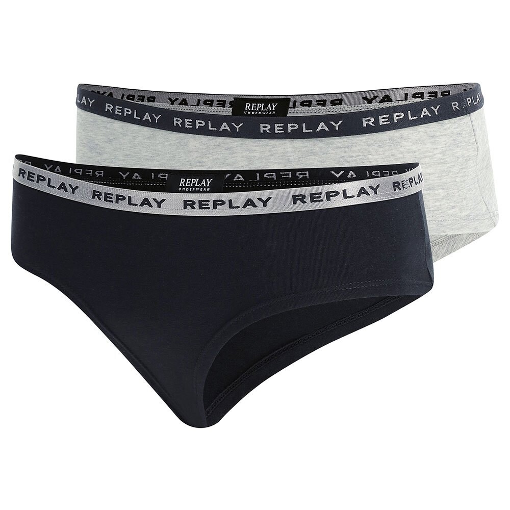 

Трусы Replay Style2 Hipster 2 шт, серый