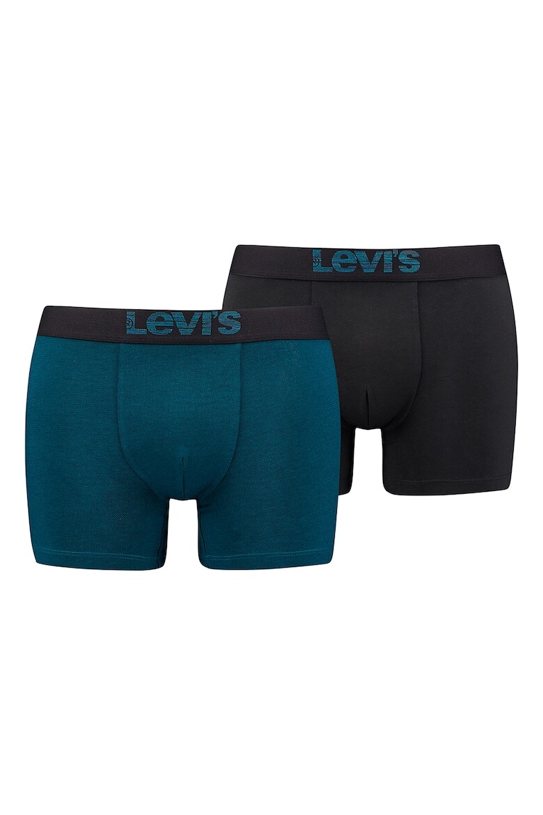 

Боксеры с логотипом - 2 пары Levi'S, черный