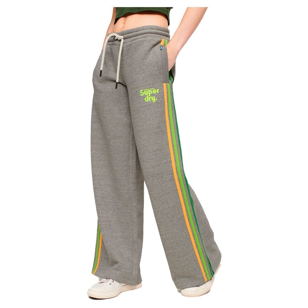 

Джоггеры Superdry Rainbow Side, серый