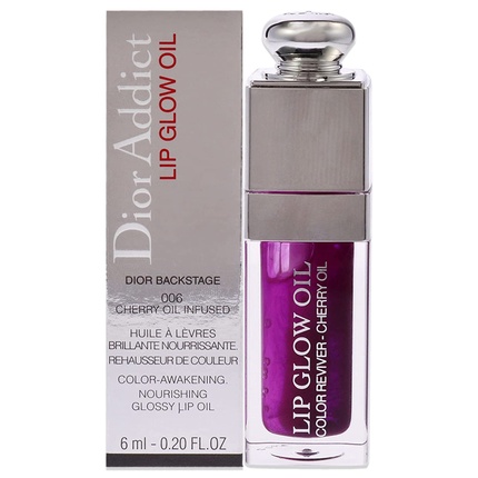 цена Addict Lip Glow Oil Масло для губ 6 мл 006 Ягода, Christian Dior