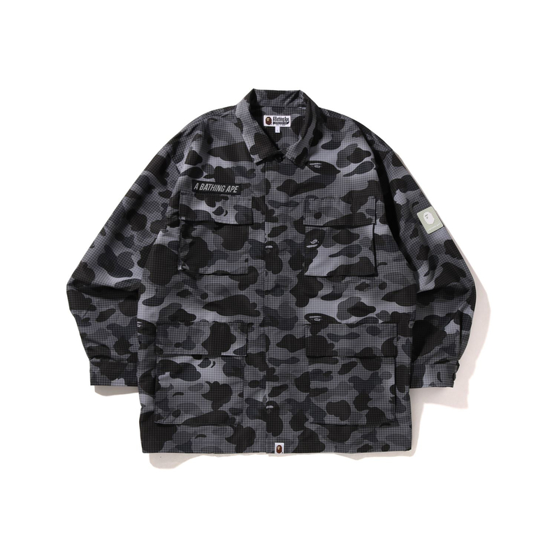 

Мужская рубашка Bape A Bathing Ape, черный