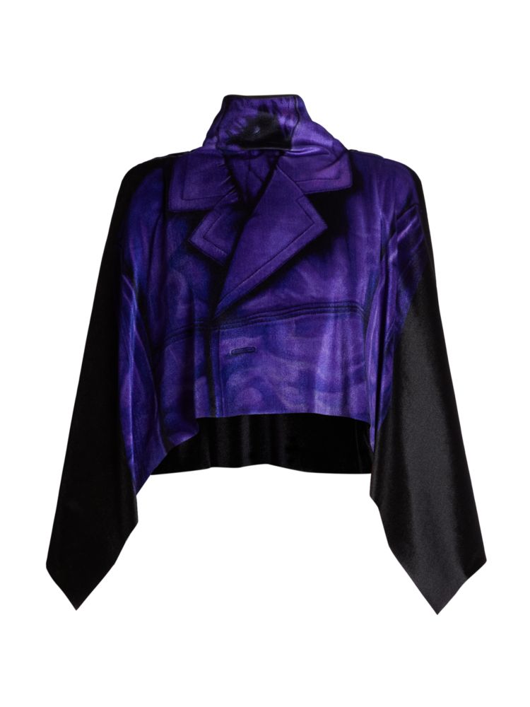 

Топ Trompe L'oeil Loewe, цвет Purple Black