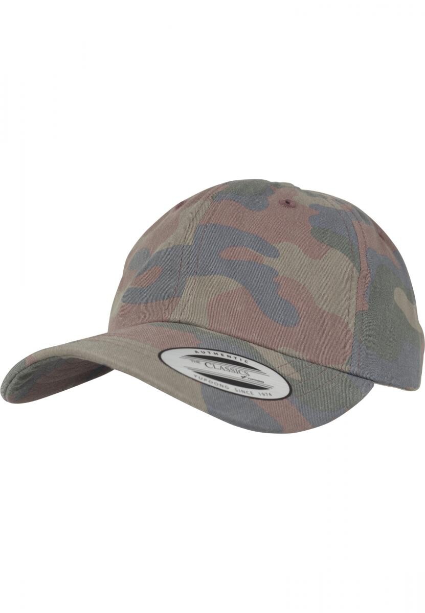 

Бейсболка Flexfit Dad, цвет wood camo