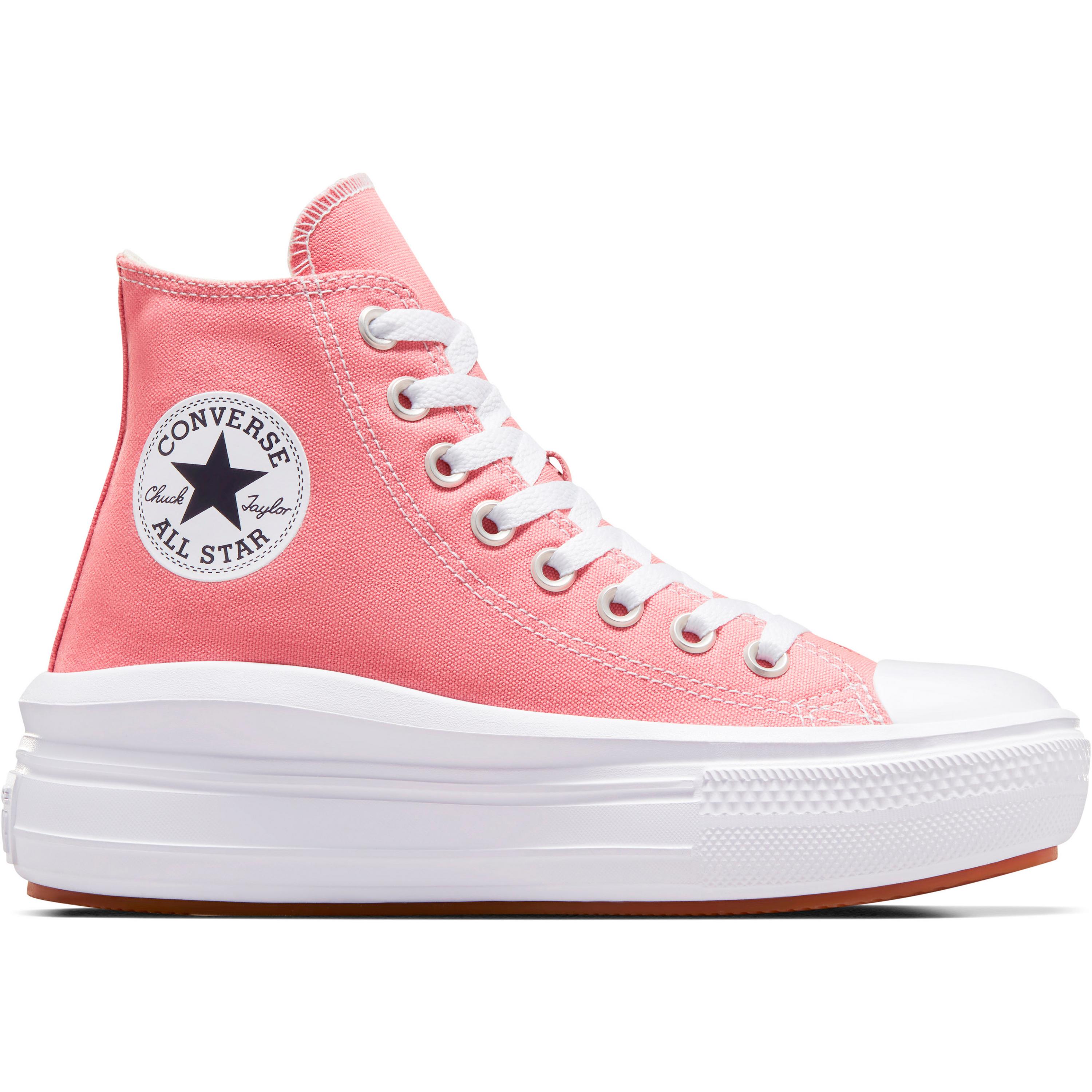 Кроссовки Converse Chuck Taylor All Star Move Platform, цвет ritual rose-white-white цена и фото