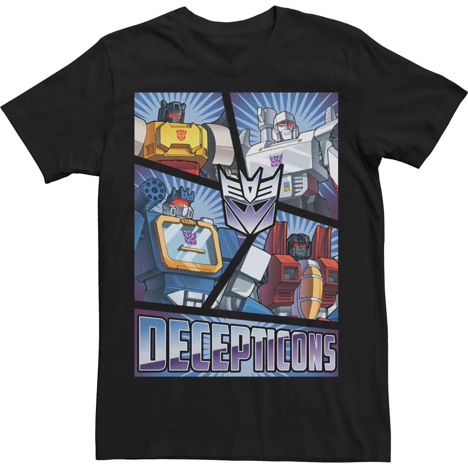 Мужская футболка Transformers Decepticons Panels Licensed Character