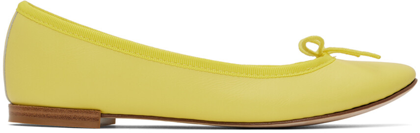 

Желтые балетки Repetto Cendrillon