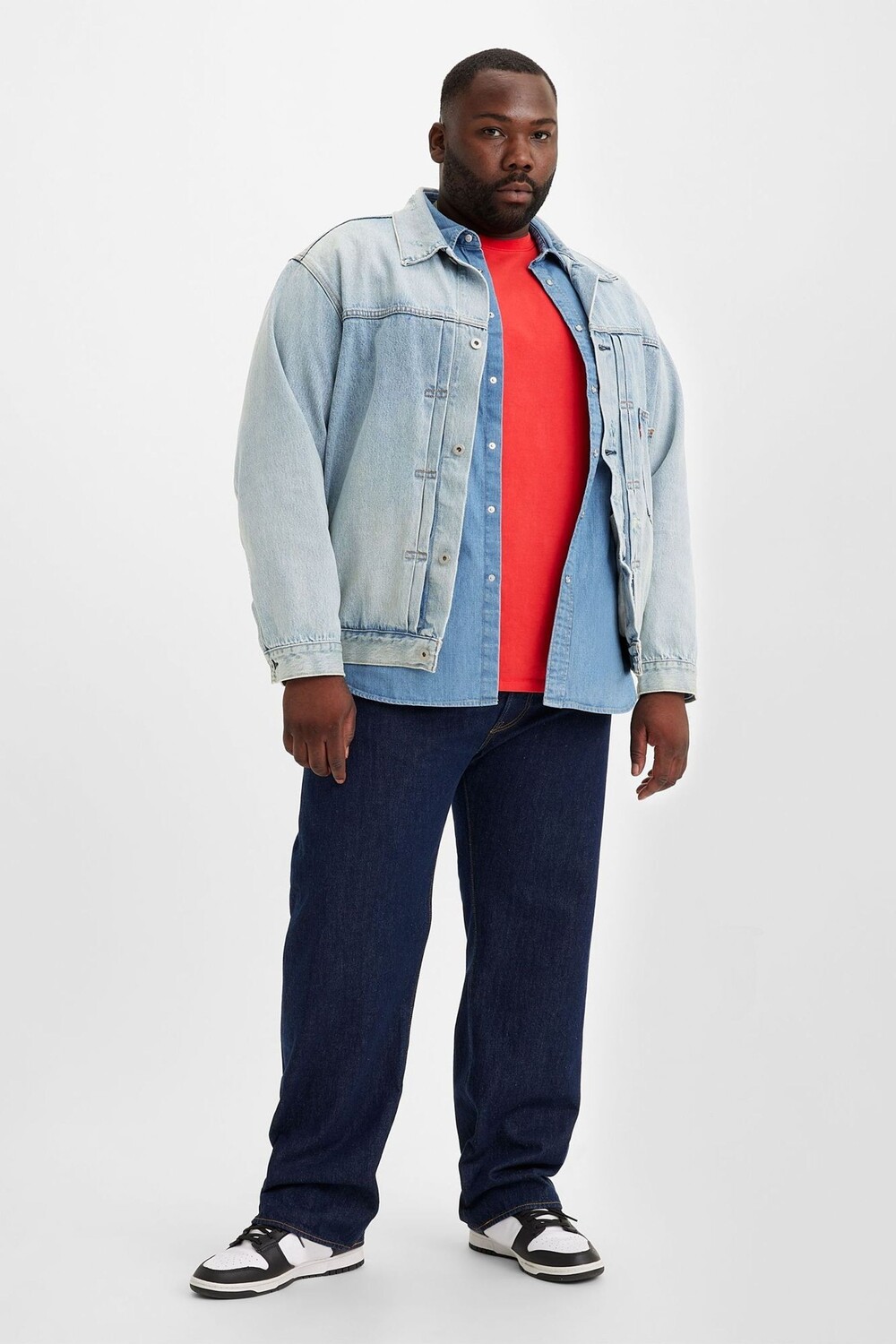 

501 Big & Tall прямого кроя Levi's, синий
