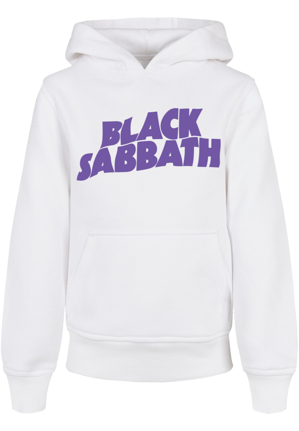 

Пуловер F4NT4STIC Basic Kids Hoodie Black Sabbath Wavy Logo Black, белый