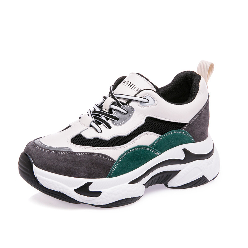 

Кроссовки женские толстые низкие Nrdrofficial, цвет Flat bottom green single