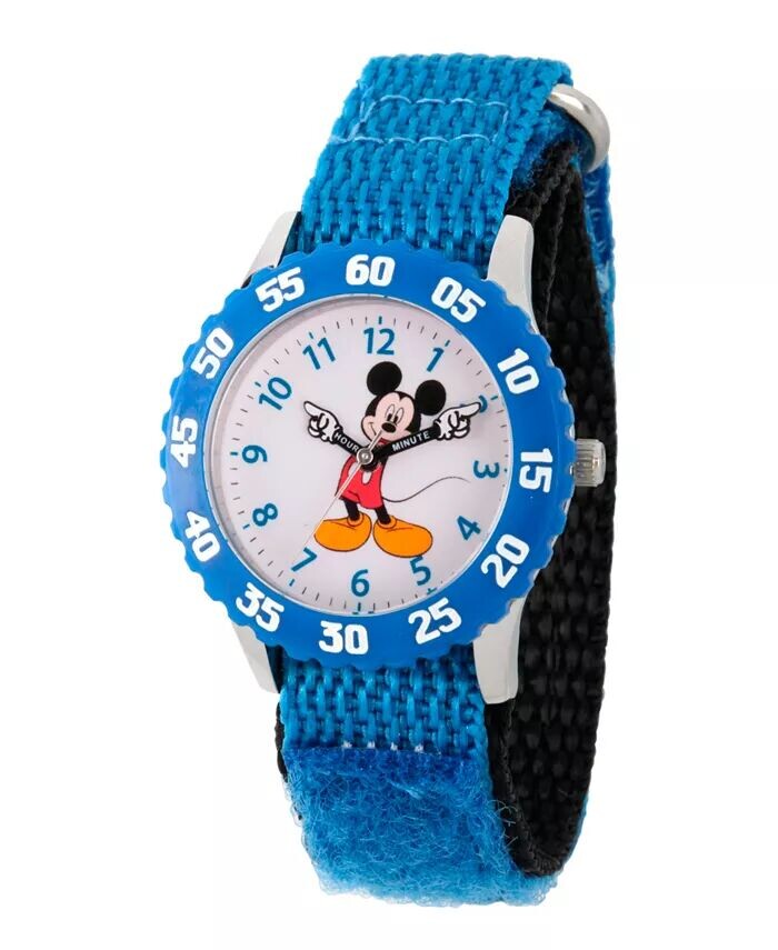 

Часы Disney Time Teacher из нержавеющей стали для мальчиков с Микки Маусом ewatchfactory, синий