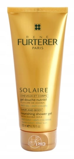 Питательный гель для душа для волос и тела, 200 мл René Furterer Solaire, Rene Furterer rene furterer forticea shampoo 200ml