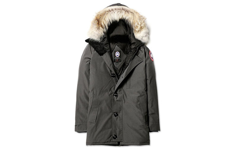 

Мужской пуховик Canada Goose, цвет graphite gray