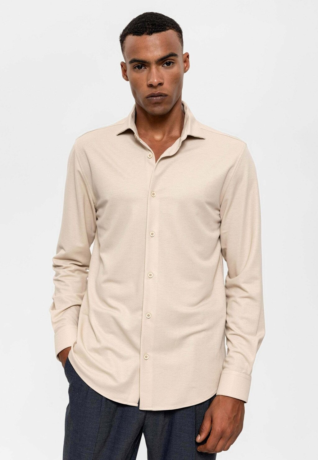 

Рубашка Kent Collar Casual Antioch, бежевый