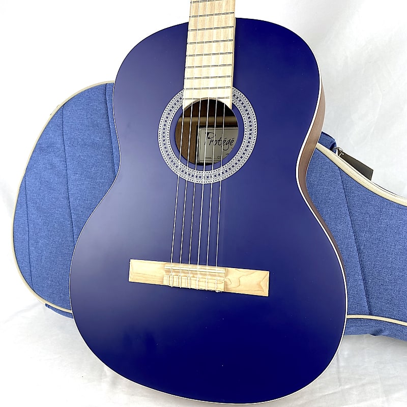 цена Акустическая гитара Cordoba Protégé Matiz C-1 Classical Guitar 2021 Classic Blue w/ Matching Bag