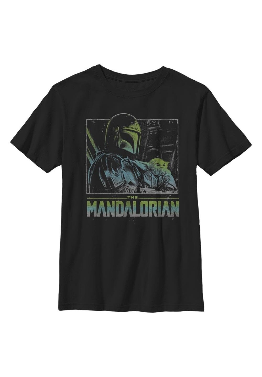

Футболка с принтом Star Wars: Mandalorian Chill Mandalorian Star Wars, черный