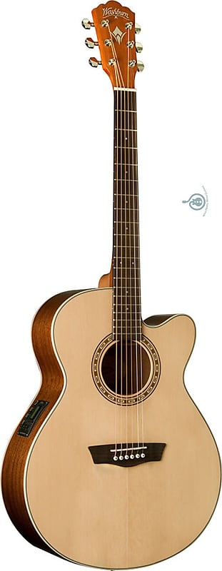 

Акустическая гитара Washburn WG7SCE Harvest Series Grand Auditorium Acoustic-Electric w/ Sitka Spruce Top Mahogany Sides