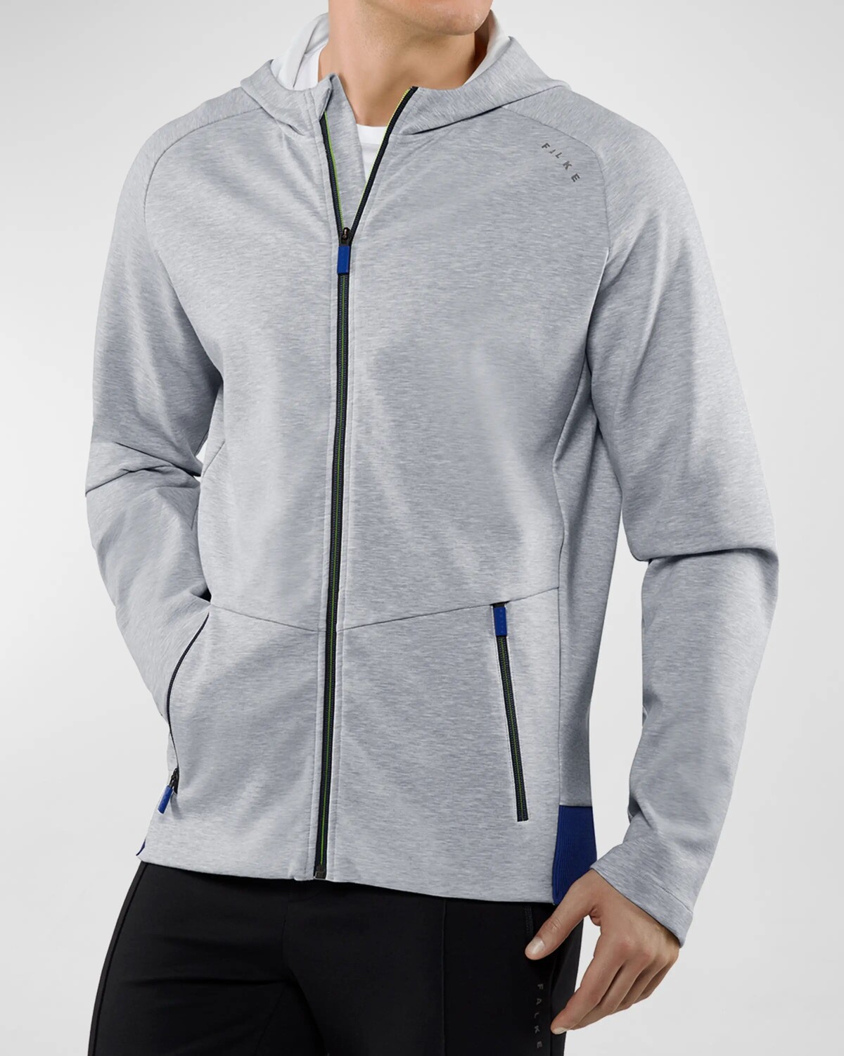 

Мужская куртка из смесового хлопка с капюшоном Falke, цвет Grey Heather