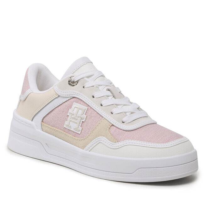 

Кроссовки Tommy Hilfiger ThWoven Basket, розовый