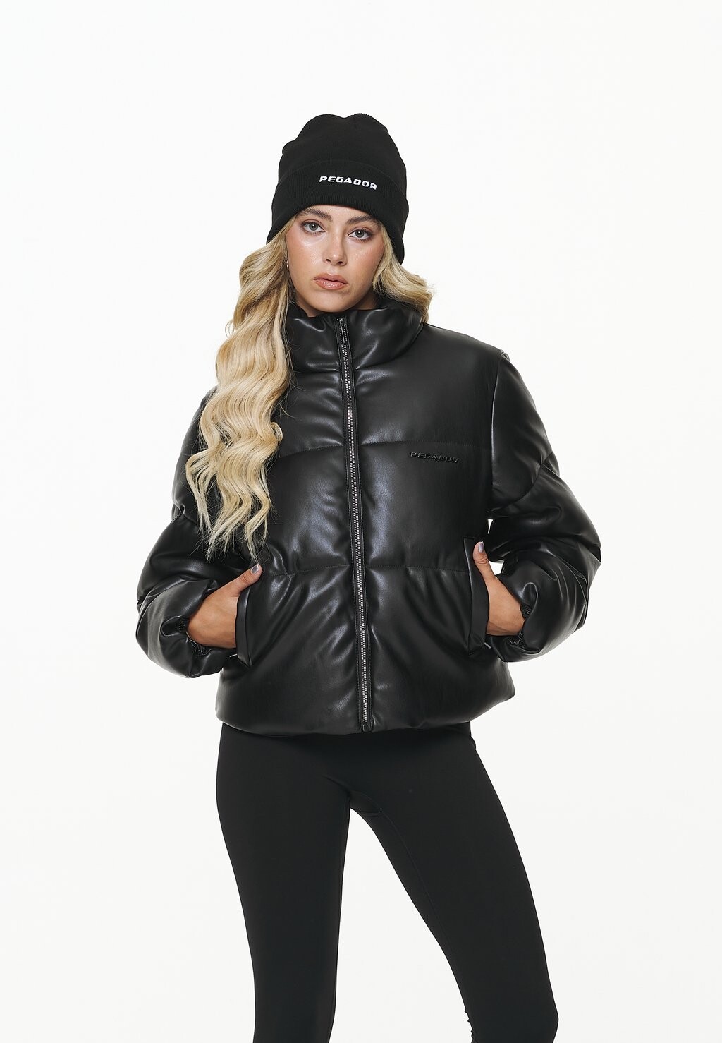 

Зимняя куртка Pegador BAKER VEGAN PUFFER JACKET, черный