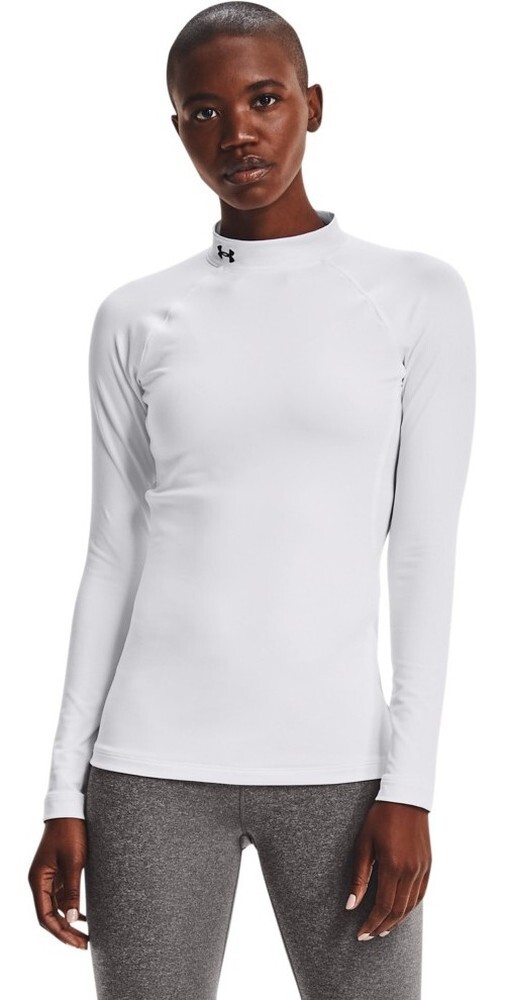 Лонгслив Under Armour HeatGear Authentics Oberteil mit Stehkragen, черный