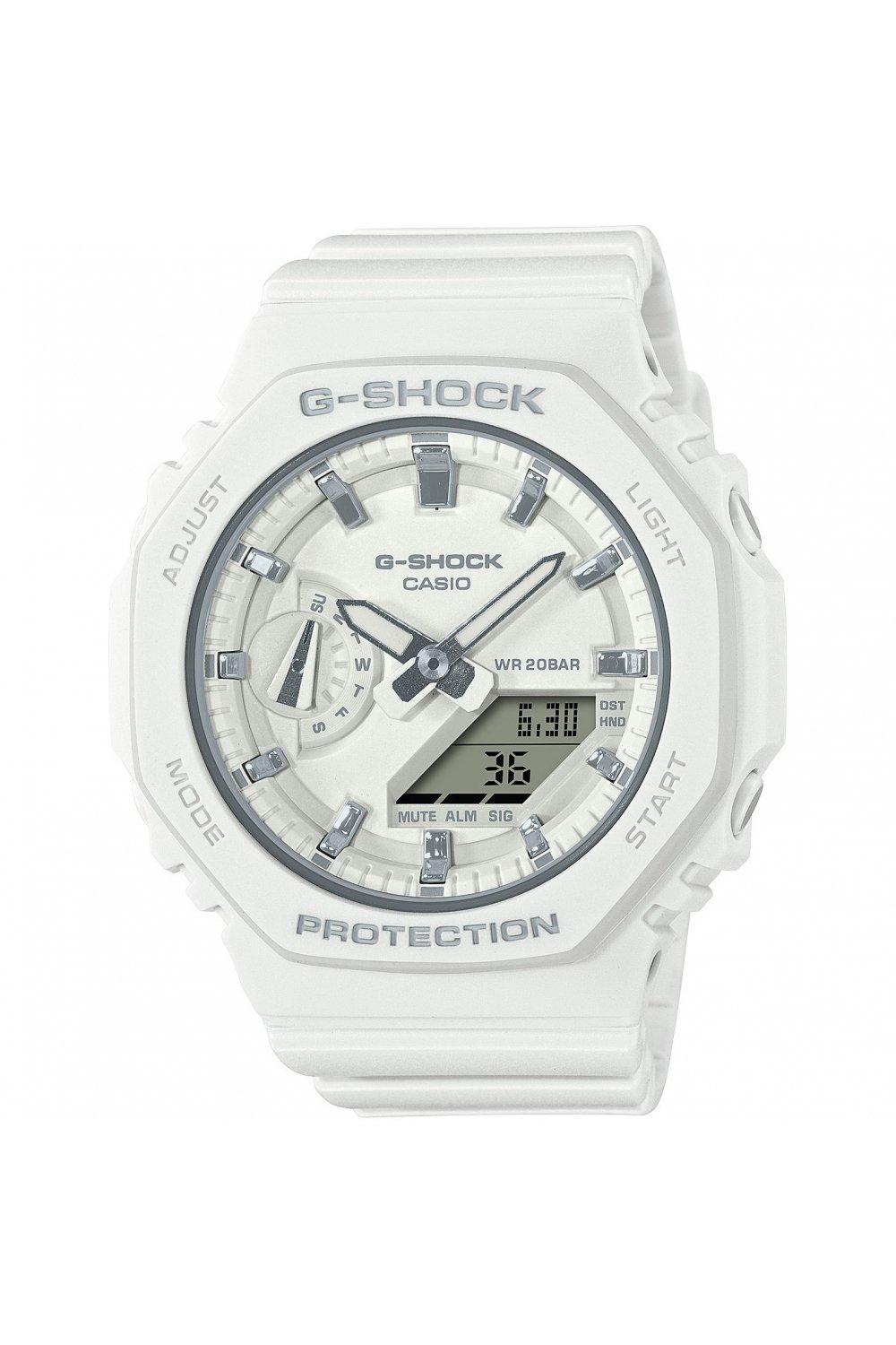 

Классические комбинированные часы G-Shock из пластика и смолы — Gma-S2100-7Aer Casio, белый