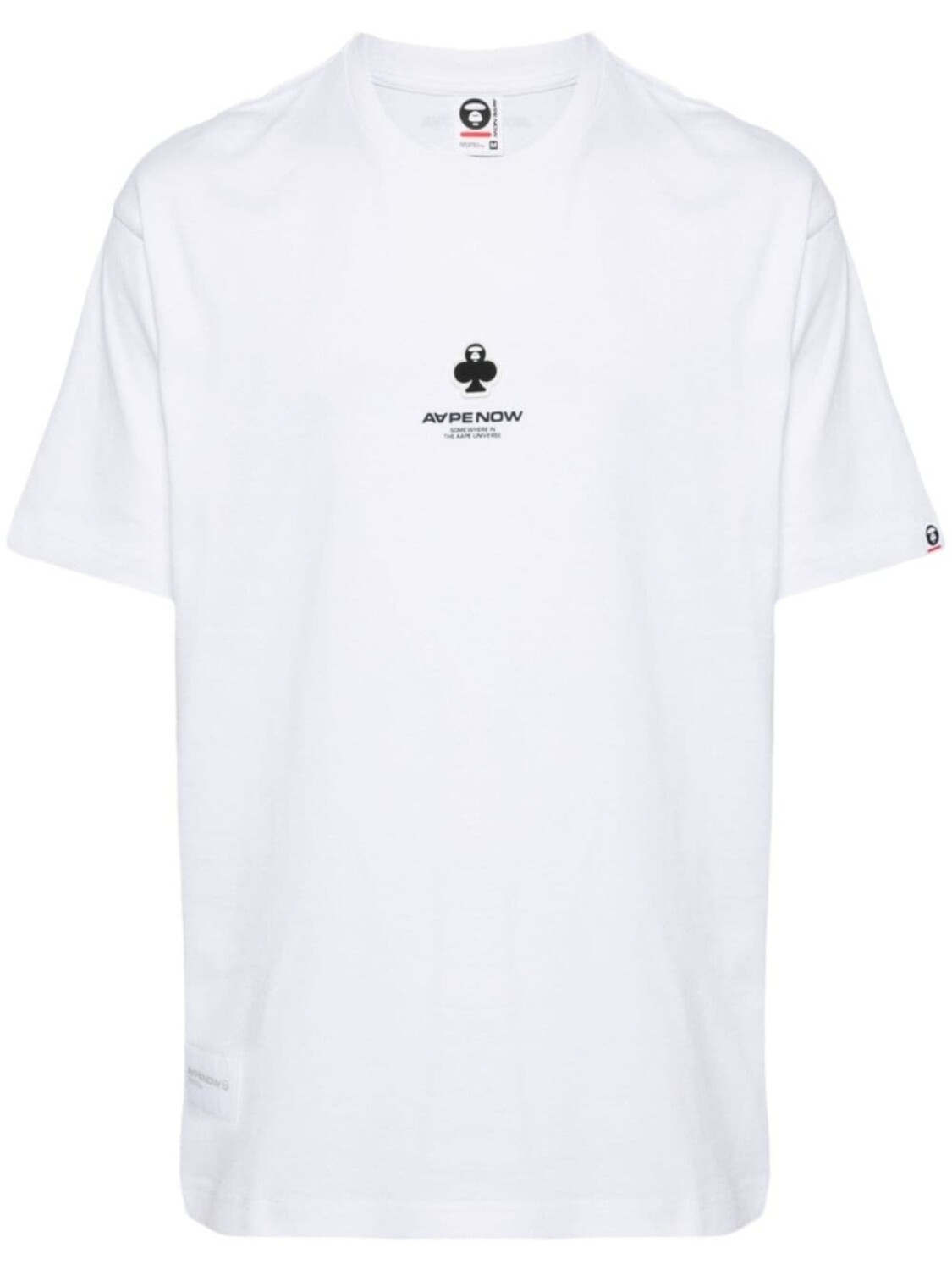 

Футболка с логотипом AAPE BY *A BATHING APE, белый