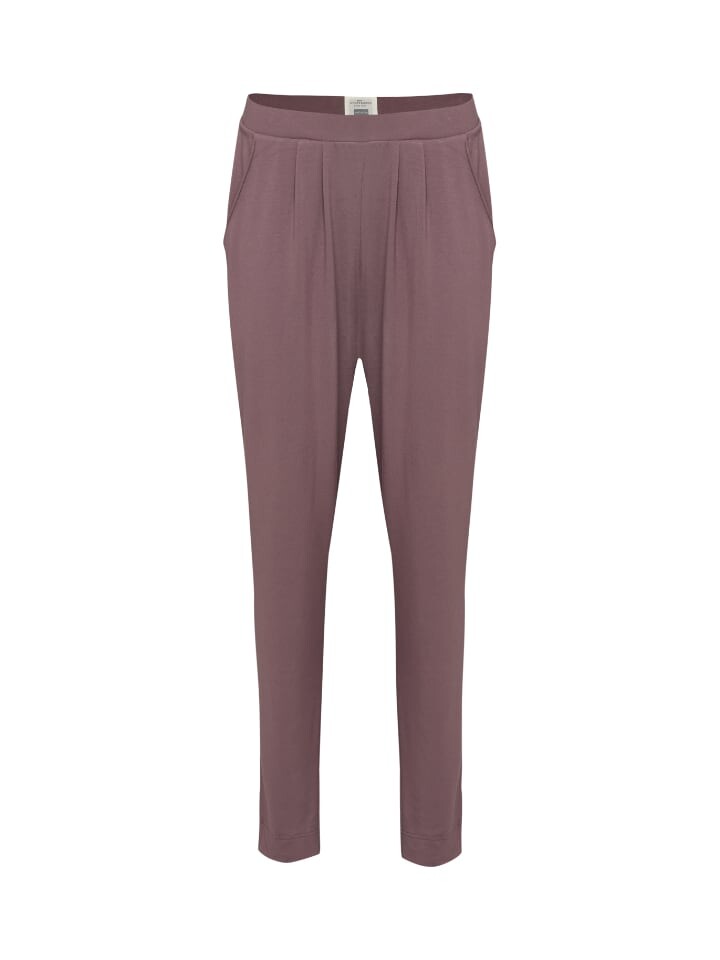 

Пижамные брюки comazo offenes Bein, цвет aubergine