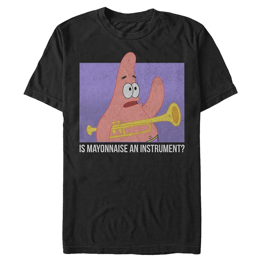 

Футболка с коротким рукавом Mad Engine Spongebob Squarepants, черный