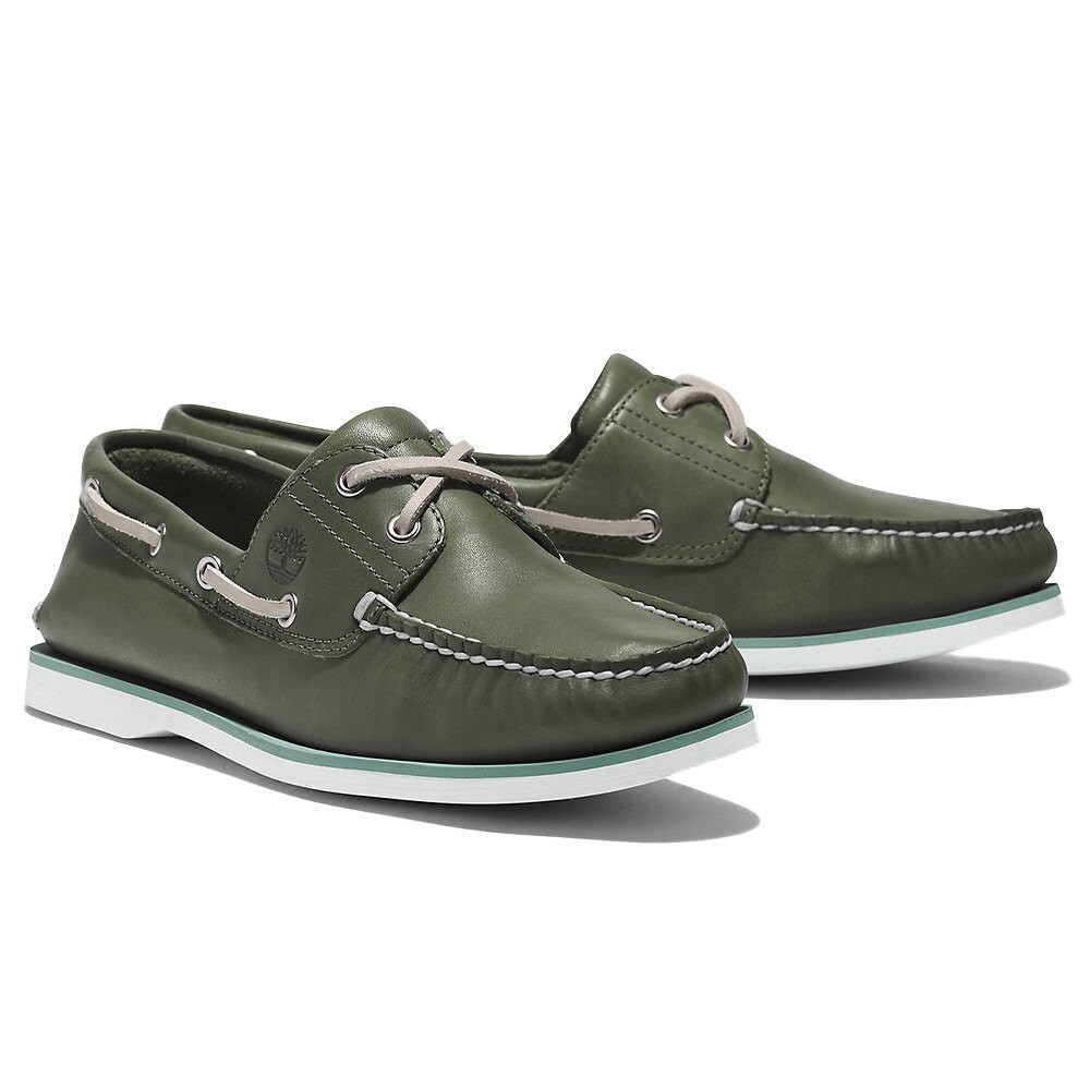 

Топсайдеры Timberland Classic 2 Eye, зеленый