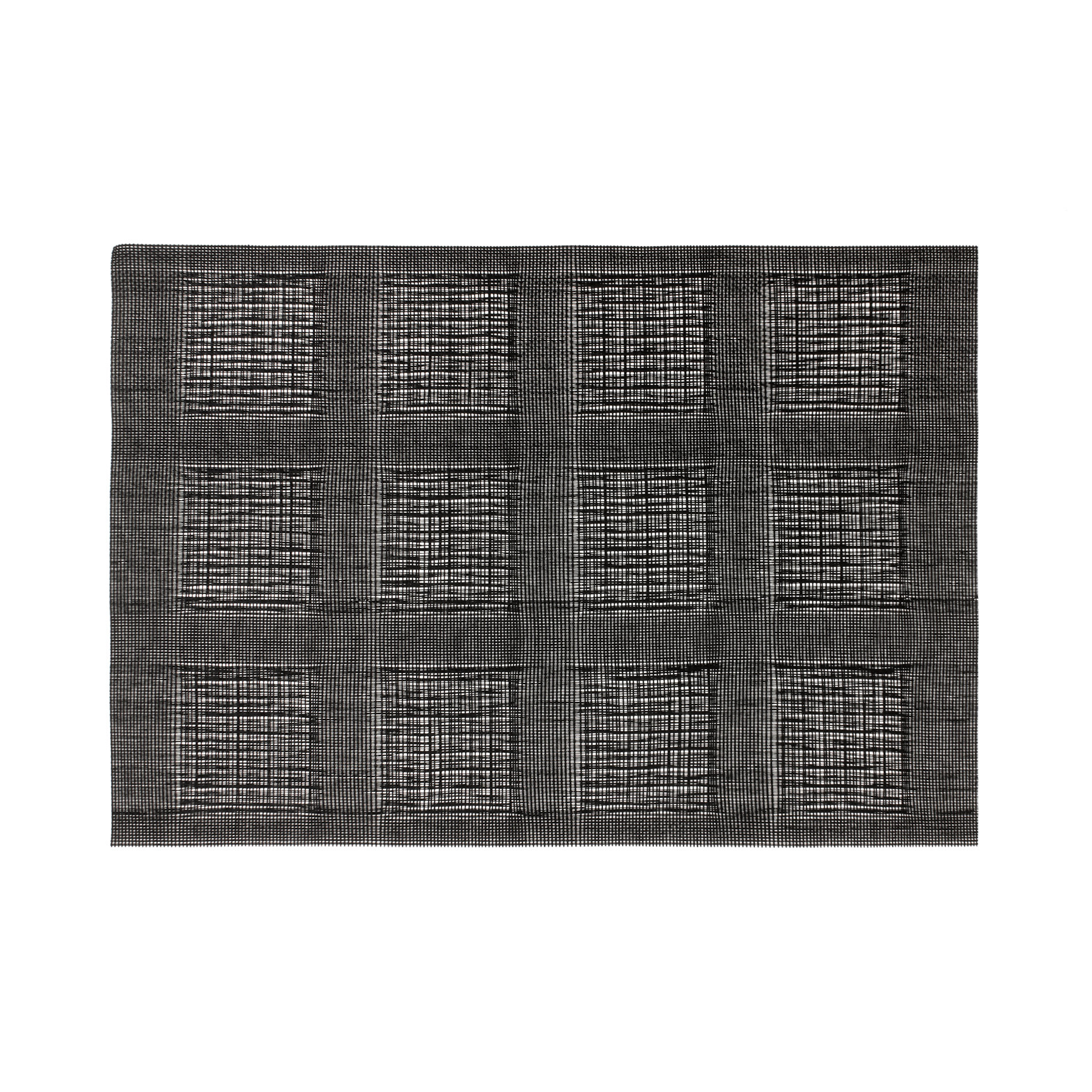 Подставка для столовых приборов из ПВХ в клетку Coincasa, темно-серый расписной бамбуковый коврик для столовых приборов coincasa темно коричневый
