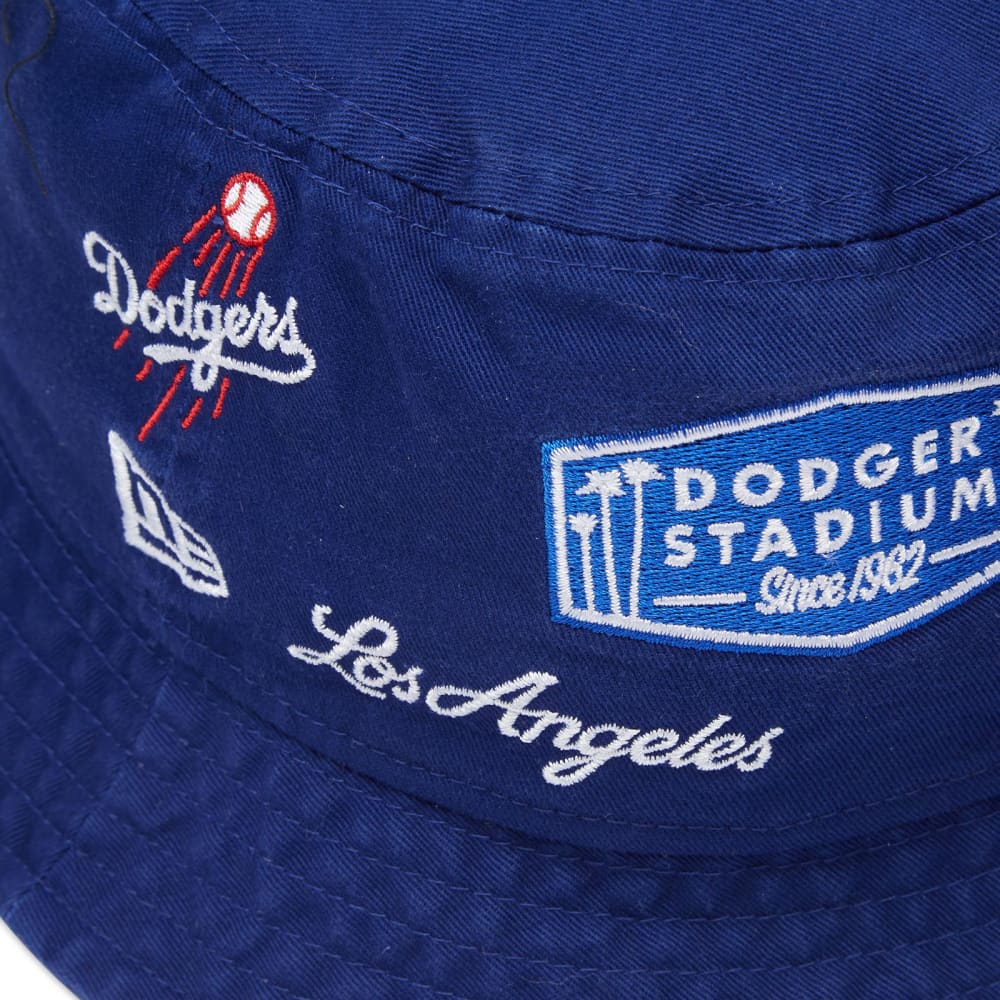 

Панама New Era Los Angeles Dodgers с несколькими нашивками, синий