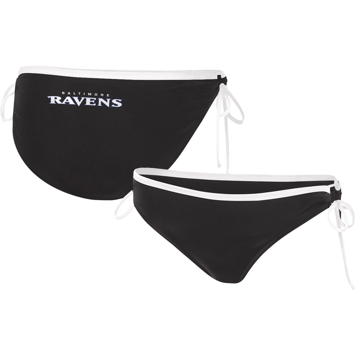 

Женские плавки бикини G-III 4Her от Carl Banks Black Baltimore Ravens Perfect Match. G-III