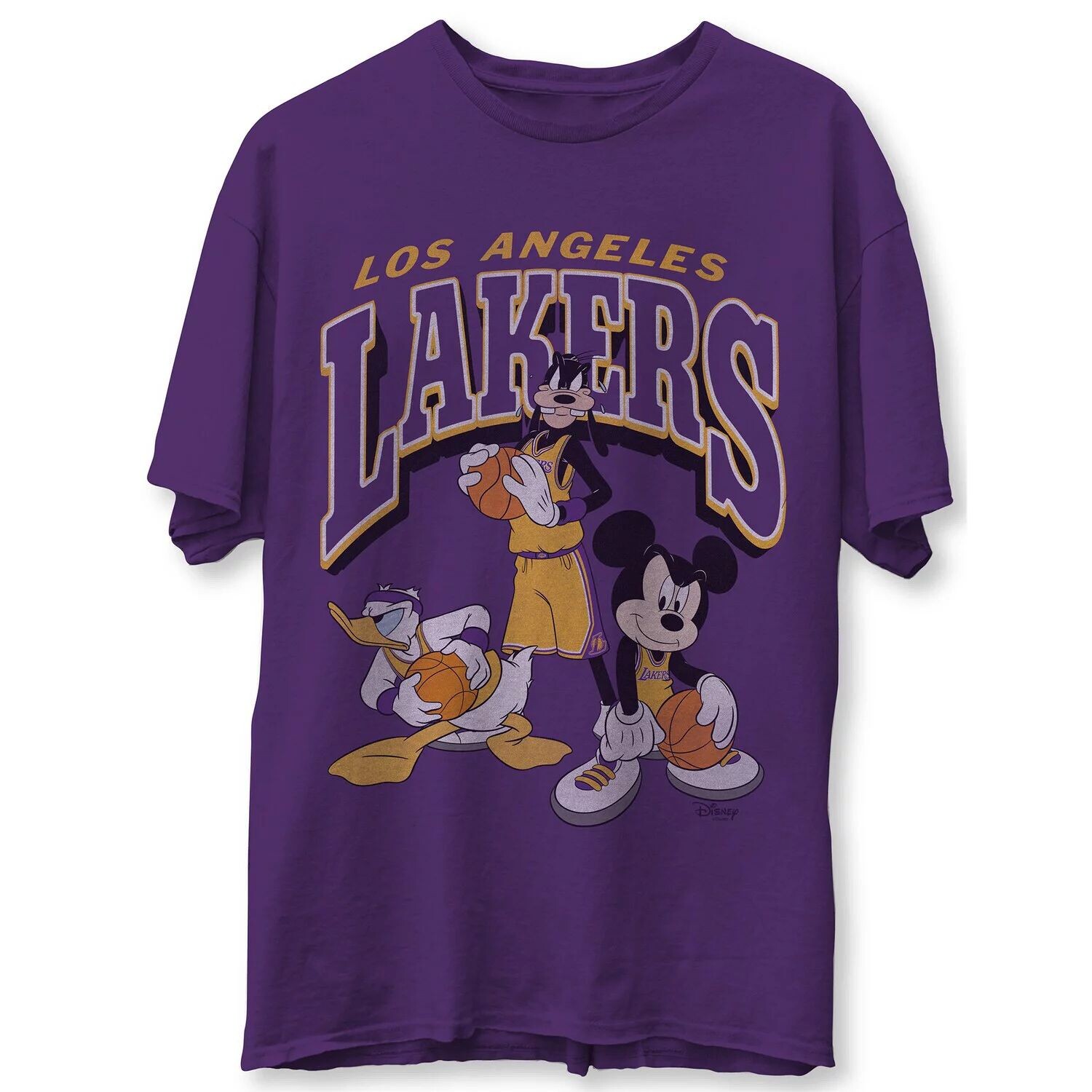 

Мужская фиолетовая футболка Junk Food Los Angeles Lakers Disney Mickey Squad