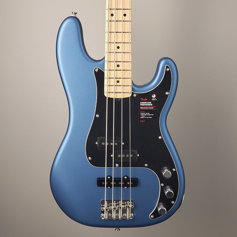 

Басс гитара Fender American Performer Precision Bass Satin Lake Placid Blue - NEW !