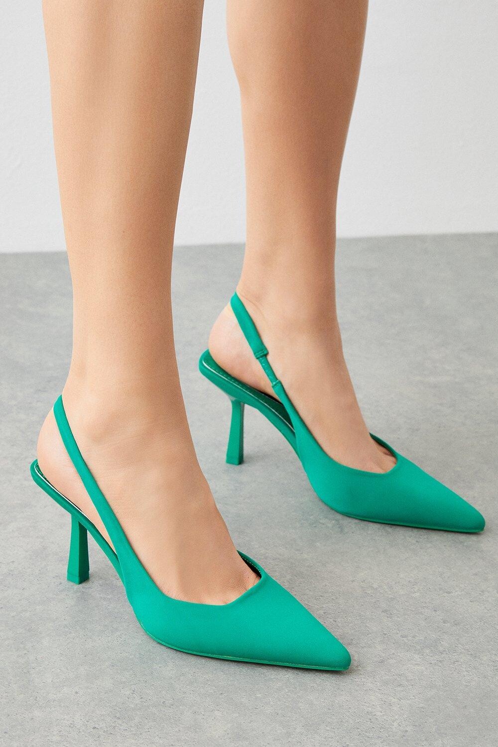 

Faith: туфли-лодочки Carrie с ремешком на пятке Dorothy Perkins, зеленый